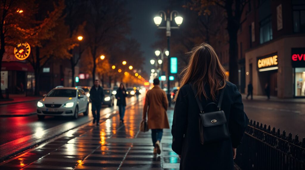 Walking Alone at Night