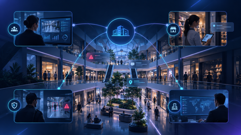 Shopping Centre Communication - Connected Mall Security Network